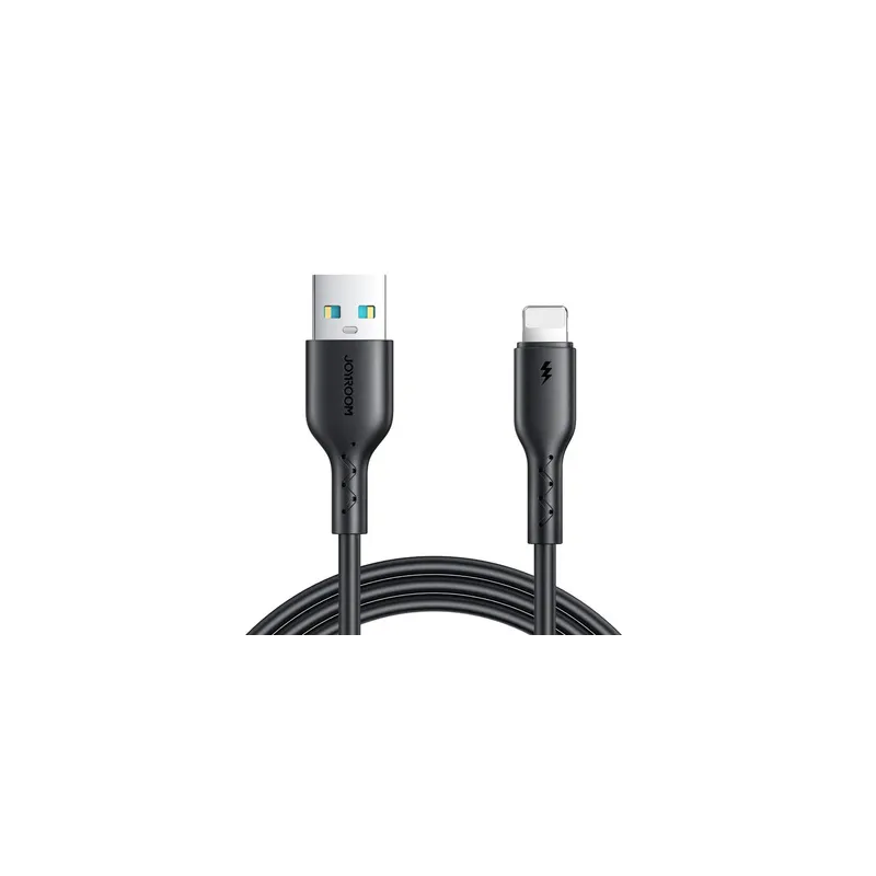 Cable Flash Charge USB to Lightning Joyroom SA26-AL3/ 3A / 1m (black)
